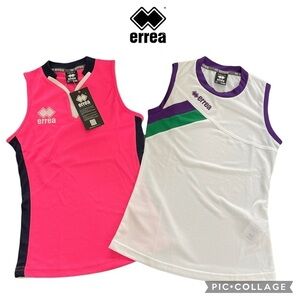 Errea girls activewear soccer sleeveless top bundle 8/9 years